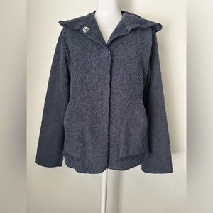 CABI Vintage 163 Fleece Hooded Jacket Women’s Size Small